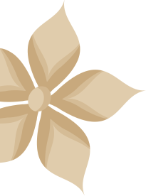 Decorative shape on the left side of the testimonial section